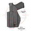 C&G Holsters Detailed Diagram tactical back C&G Holsters Detailed Diagram tactical back