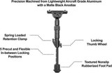 Utg Bipod Recon Flex M-lok - Matte Blk Center H 8.0"-11.8"