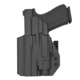 C&G Holsters Quickship IWB ALPHA UPGRADE Tactical Glock 20/21 Streamlight TLR7/a in holstered position back view