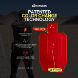 Half-Size Silhouette Color-Changing Target