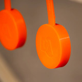 4" Rifle Gong Target Non-Color Changing