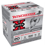 Winchester Xpert Steel 20ga 3" - 7/8oz #2 1500fps 25rd 10bx/cs