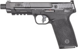 S&w M&p 5.7 Thumb Safety 5" - 2-22 Rd Mags Optic Cut Black