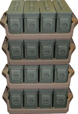 Mtm Ammo Can Tray For 4 .30cal - Metal Ammo Cans Flat Dark Erth