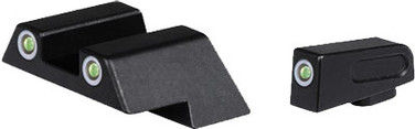 Ati Night Sight Set 3-dot Grn - For Glock Gen 1-5 (not Mos) Ati Night Sight Set 3-dot Grn - For Glock Gen 1-5 (not Mos)