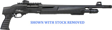Iver Johnson Pump 12ga. 3" - 18"cyl Blued Qd 2pc. Pg Stock