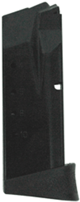 S&w Magazine M&p9 Compact - W/finger Rest 12rd Black