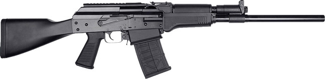 Jts Ak Style Shotgun 12ga - 3" 2-5rd Mags Black