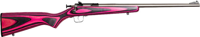 Crickett Rifle G2 22lr - Black/pink Laminate