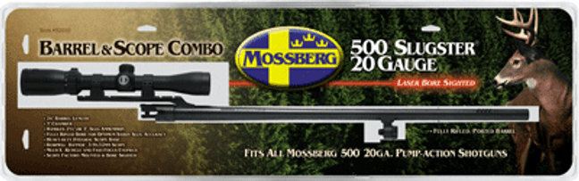 Mossberg Barrel 500 20ga 3" - 24" Trophy M.blued W/3-9x32