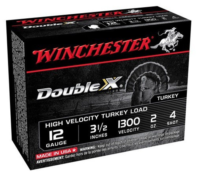Winchester Double-x 12ga 3.5" - 2oz #4 10rd 10bx/cs
