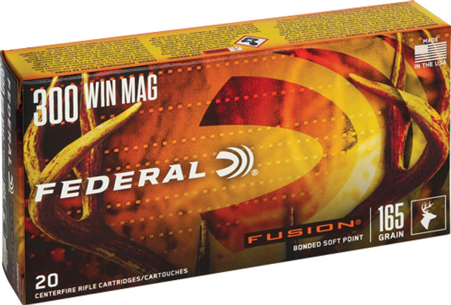 Federal Fusion 300 Win Mag - 165gr Fusion 20rd 10bx/cs