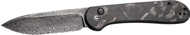 Civivi Knife Elementum 3.47" - Marble Carbon Fiber/blk Stnwsh