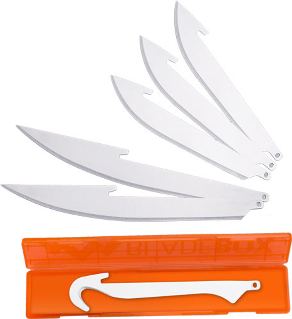 Outdoor Edge Rplcmnt Combo Bld - Set 3drop/2bone/1gut Hook