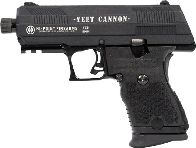 Hi-point Pistol C9 9mm 8rd - Yeet Cannon Engraved Black