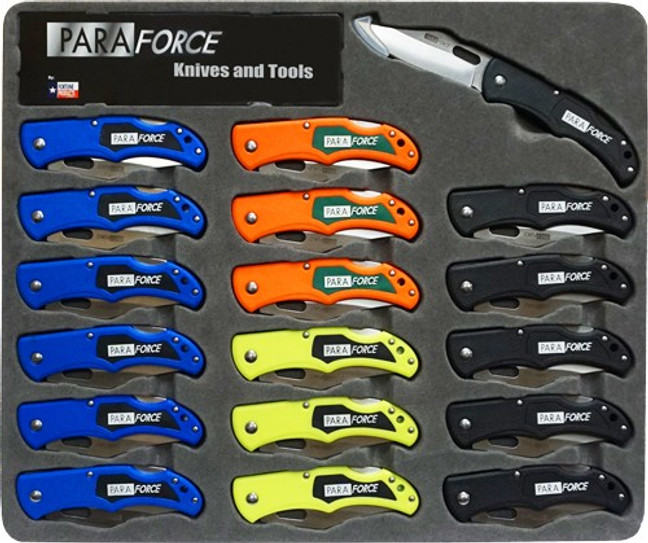 Accusharp Paraforce Lock Back - Knife Set 18 Knives Per Disply