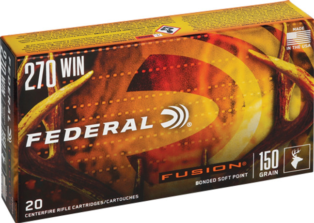 Federal Fusion 270 Win 150gr - Fusion 20rd 10bx/cs