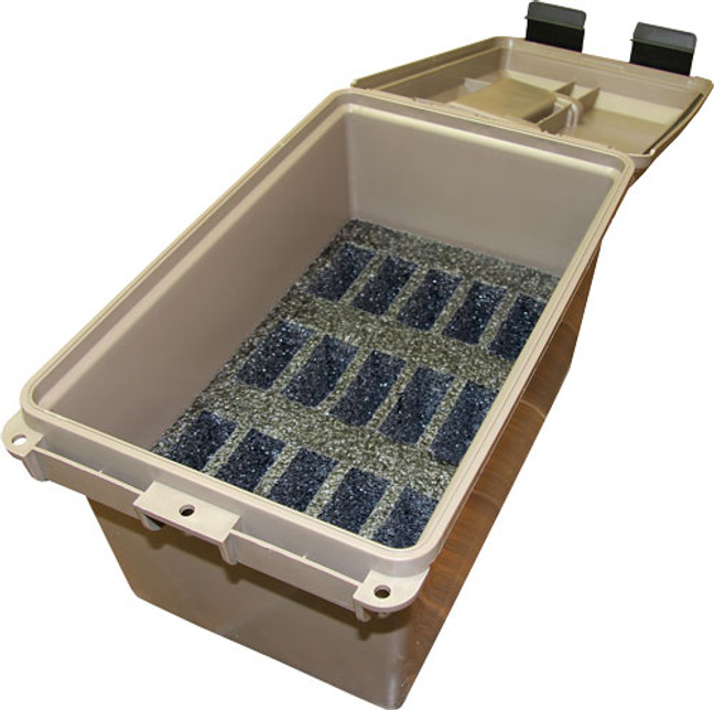 Mtm Tactical Magazine Can - Dark Earth Holds 15 Ar-15 Mags