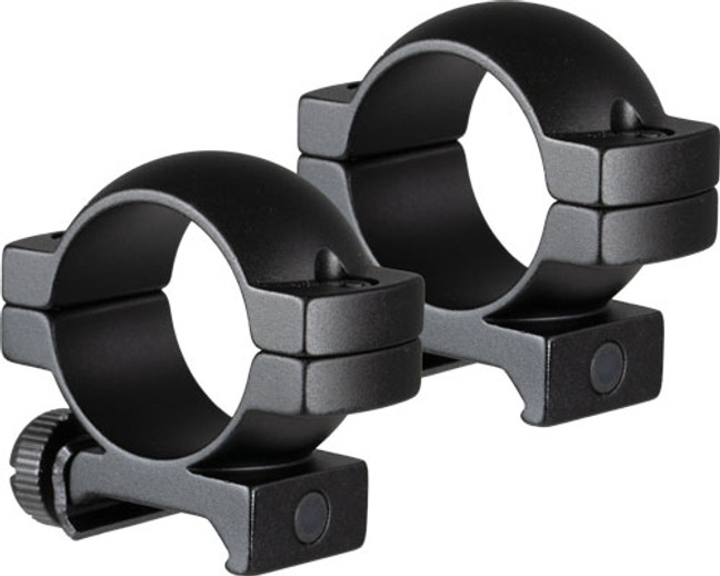 Truglo Rings 1" Medium Matte - Black Weaver/picatinny Alumnm