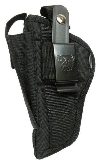 Bulldog Extreme Side Holster - Black W/mag Pouch 2-4"bbl Auto