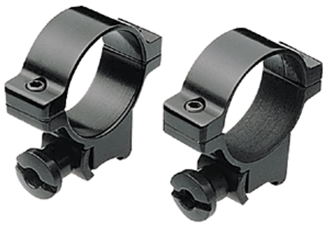 Burris Rings 3/8" Dovetail 1" - Medium Aluminum Gloss