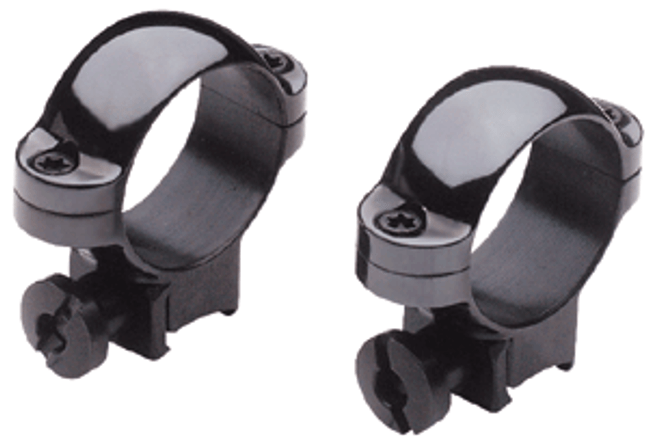Burris Rings 3/8" Dovetail 1" - Medium Steel Gloss