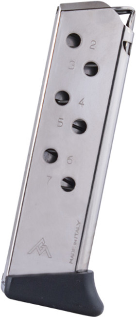 Mec-gar Mag Walther Ppk/s - .380acp 7rd Finger Rest Nickel