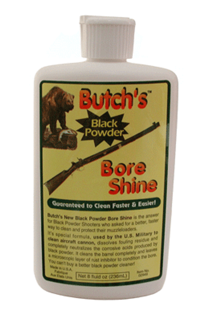 Lyman Butch's Black Powder - Bore Shine 8oz. Bottle