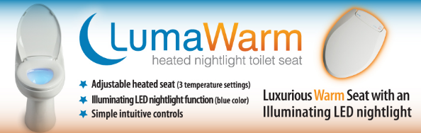 LumaWarm Heated Toilet Seat With Nightlight