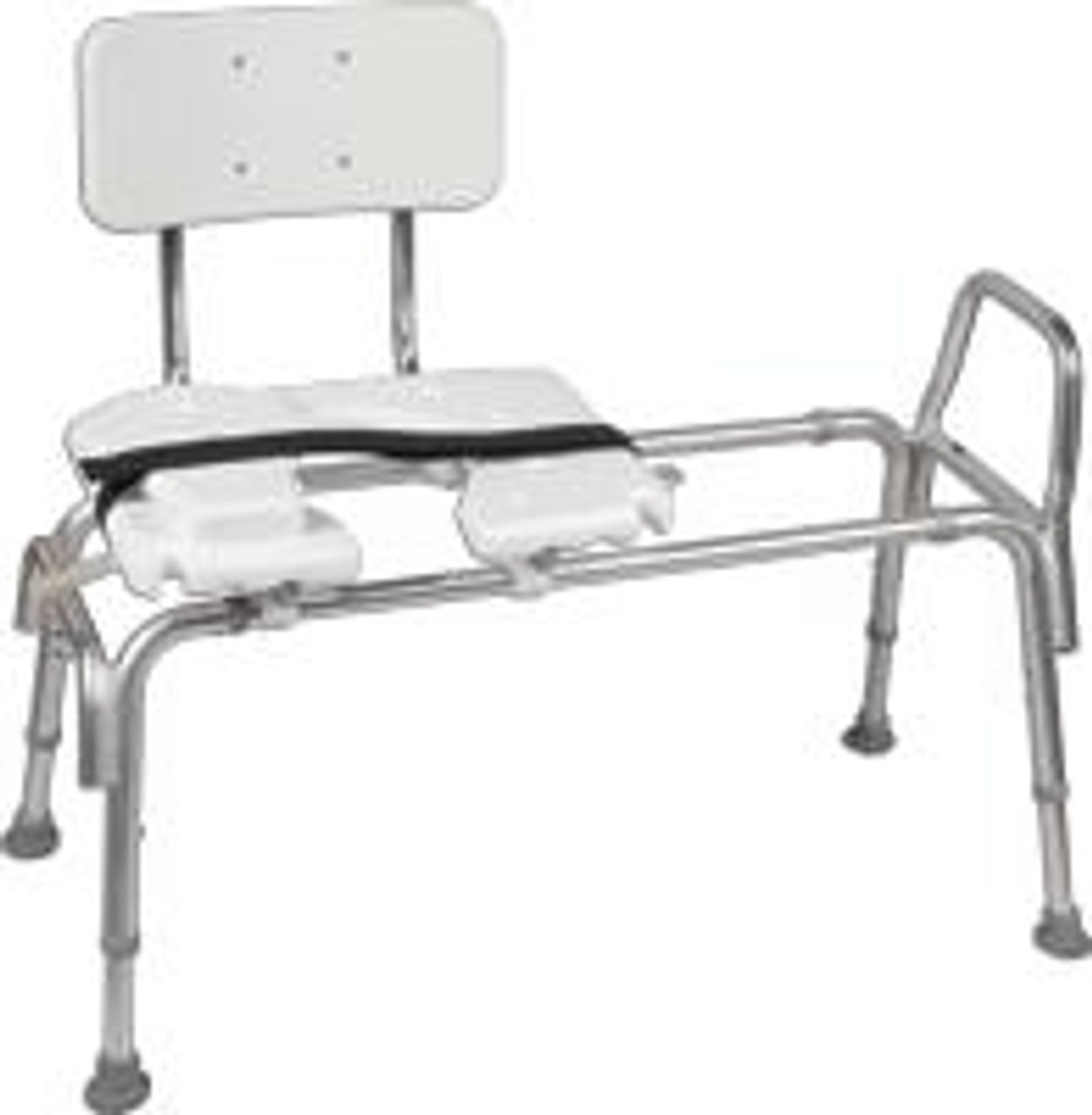 Heavy Duty Sliding Transfer Bench with Cut Out Seat by Briggs