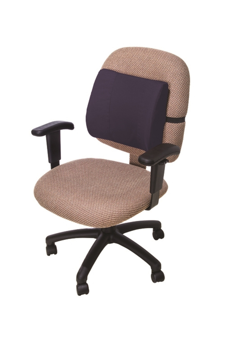 Seat Back Lumbar Cushion with Elastic Strap