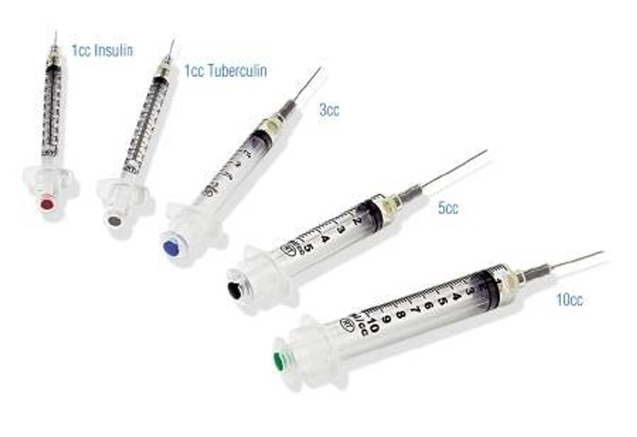 Retractable Insulin Syringe, 1 mL 29 Gauge 1/2 Inch