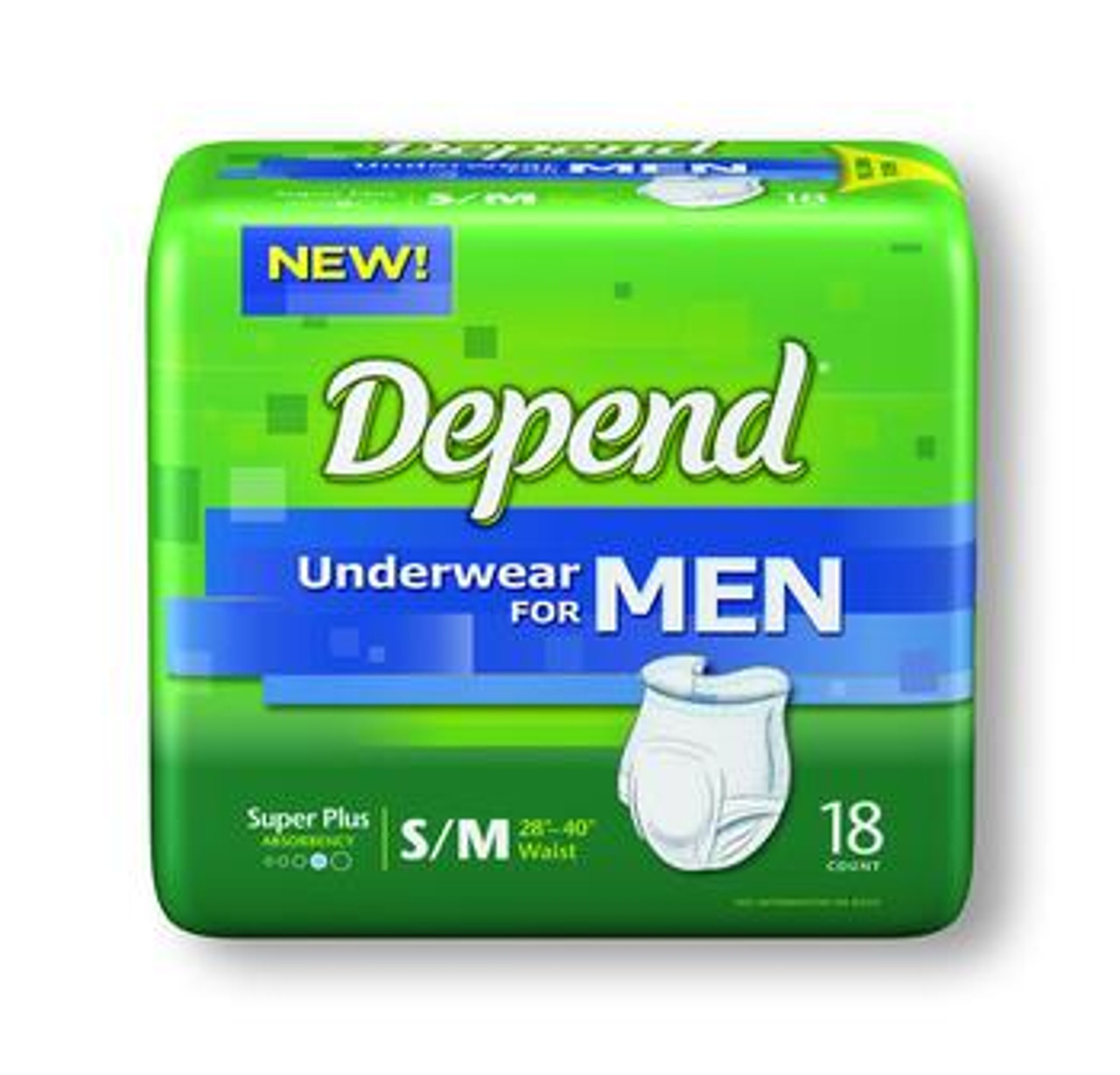 Depend Protective Underwear for Men by Kimberly Clark