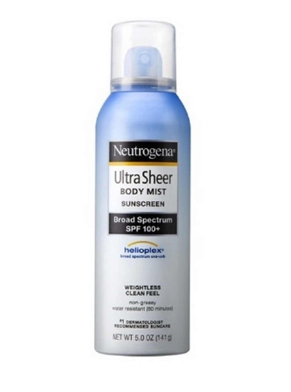 neutrogena sheer spray