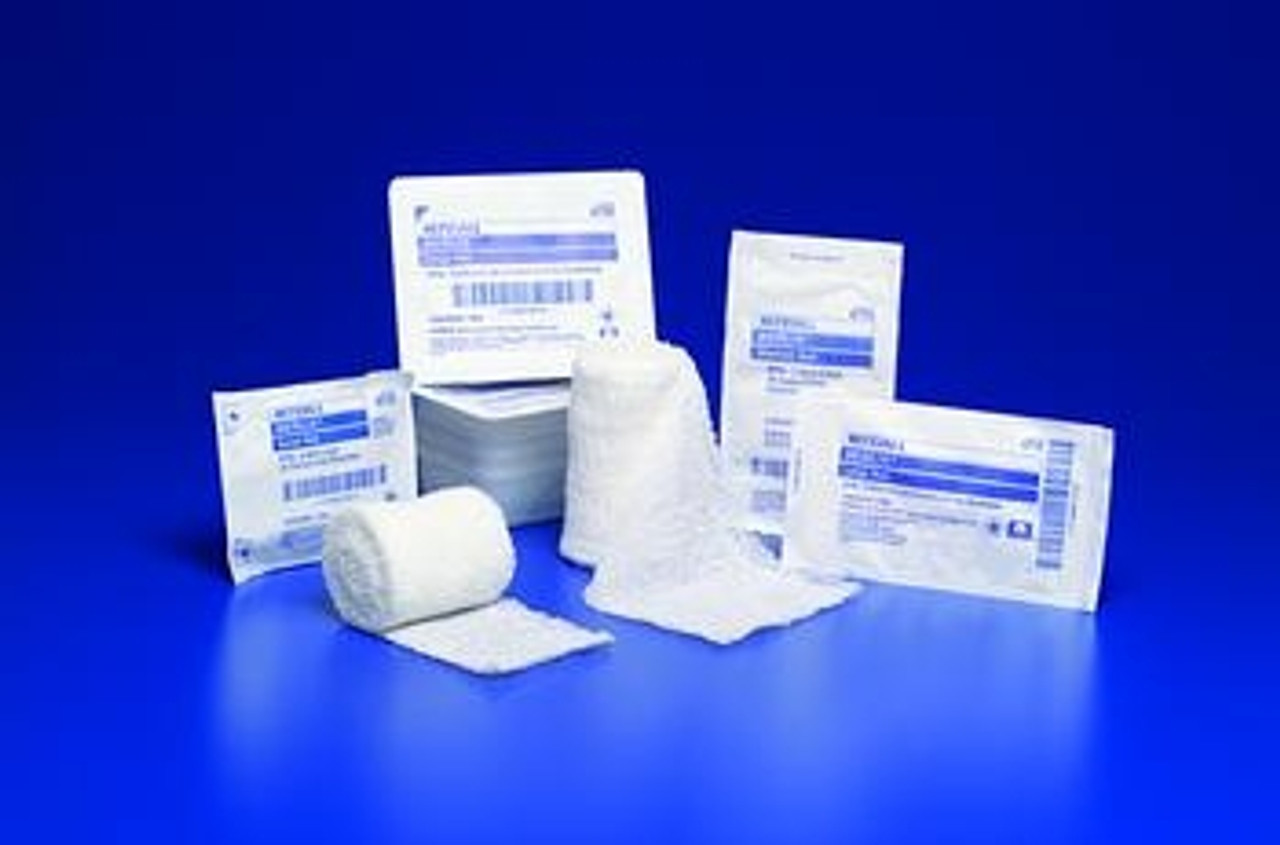 Cardinal Health 100% Cotton Gauze Bandage Roll, 4 x 4.1yd, 3-ply