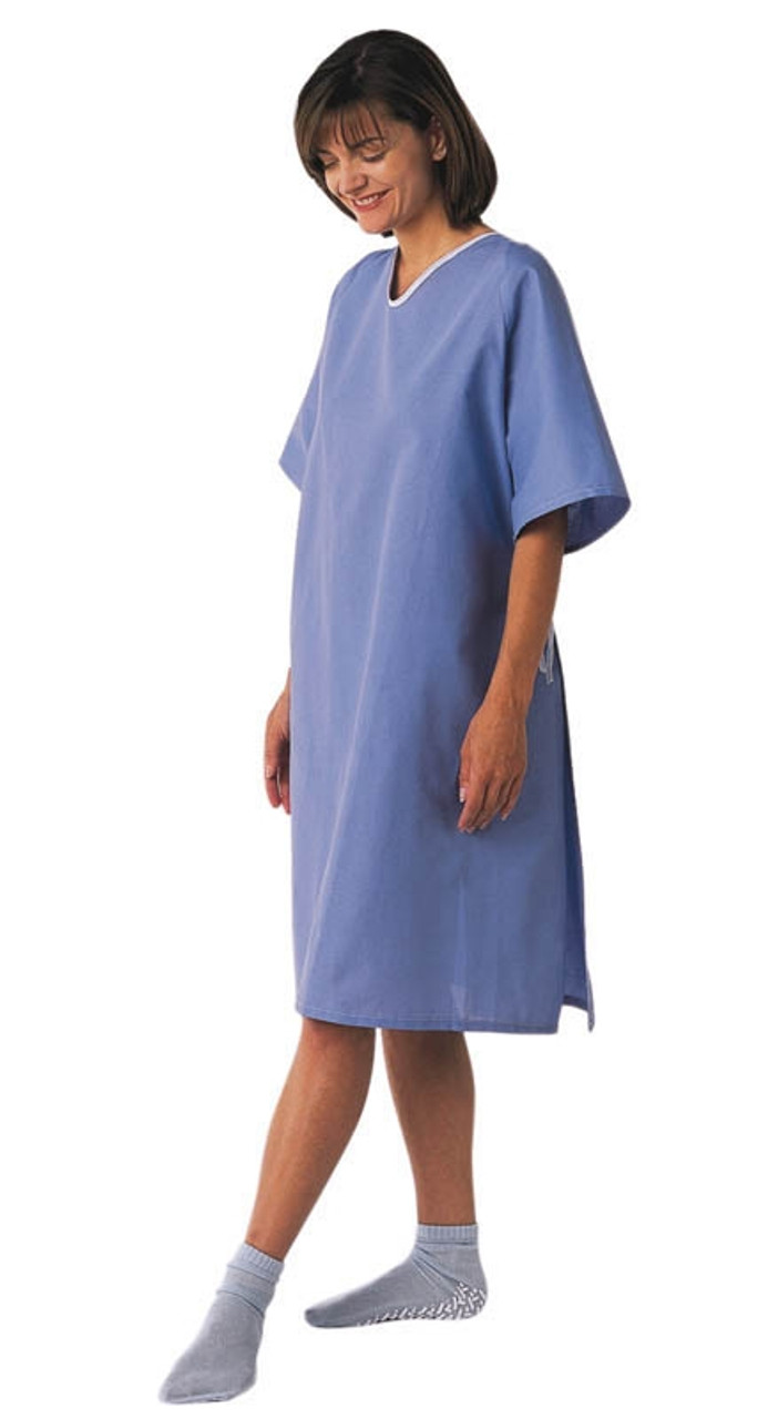 Kids Hospital Gown, Green- In Bulk Case of 12 or 72