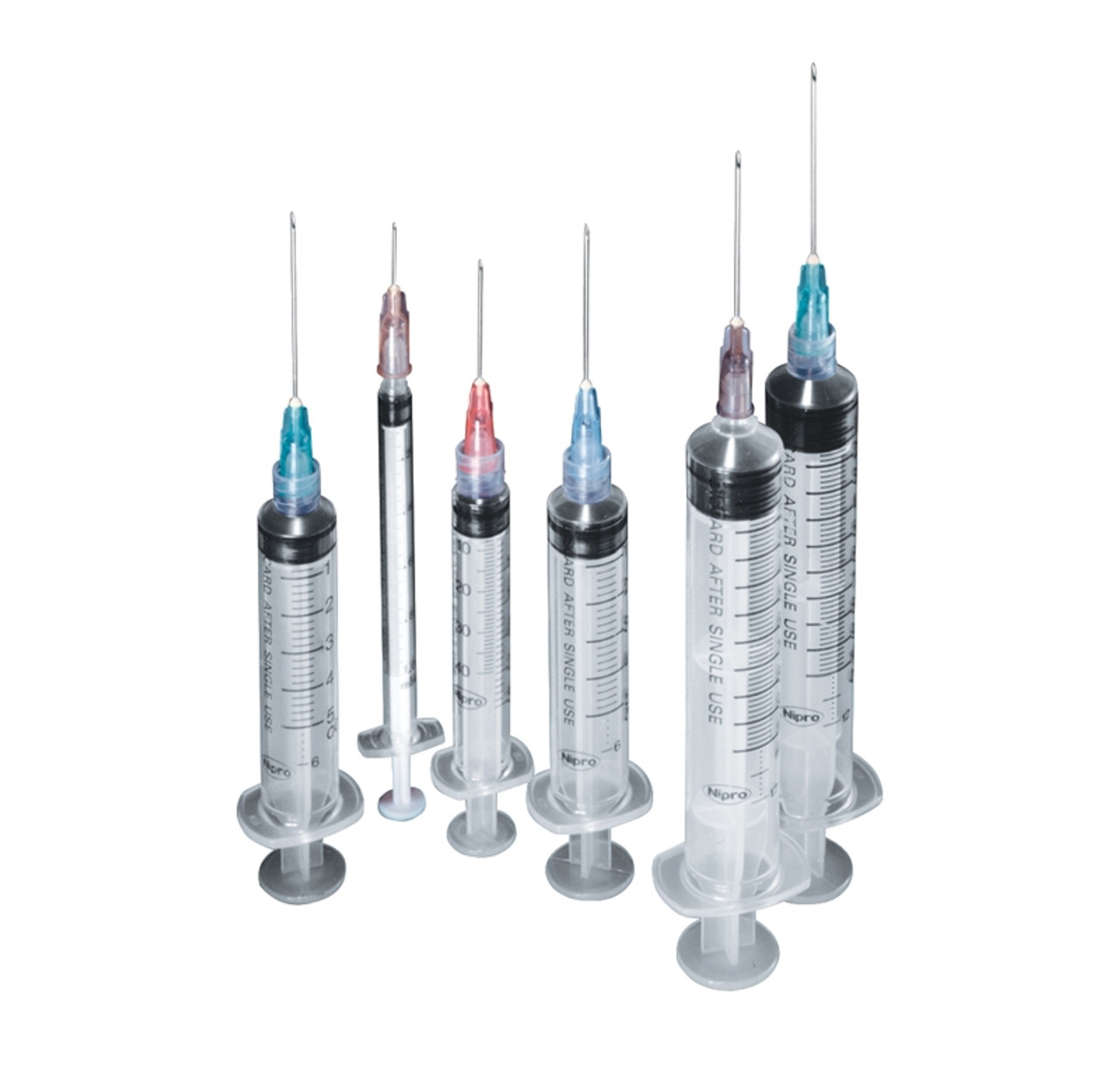 Medline Medline Safety Syringes with Needle - 3 mL Syringe with