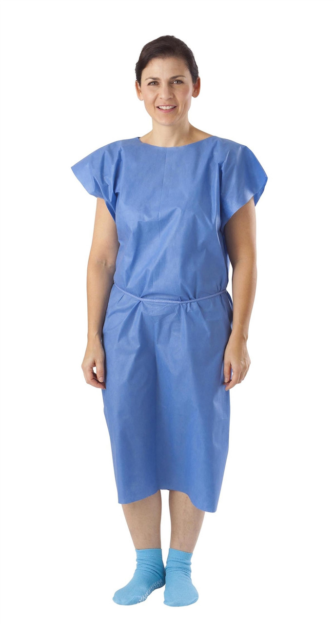 PS-SZ-GN017P - OVERHEAD GOWN- THUMB LOOP - Health Care Essentials