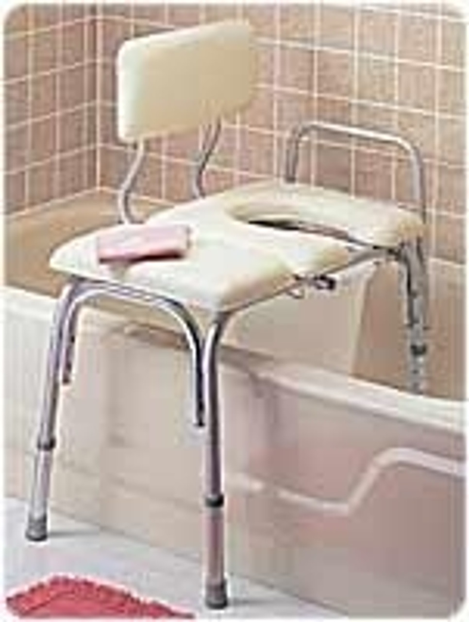 Vinyl Padded Bathtub Transfer Benches by Carex