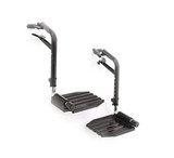 Wheelchair Legrests Elevated Footrest, Universal Wheelchair Elevating Leg Rest, Invacare Wheelchair Parts, Drive Wheelchair Accessories, Healthline