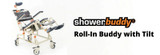 The Revolutionary Tilting Shower Chair: Showerbuddy's Roll-in Buddy with Tilt