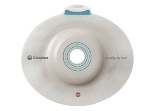 Ostomy Barrier SenSura Mio Click Trim To Fit, Standard Wear Blue Code