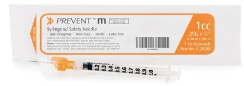 Safety Syringe with Needle