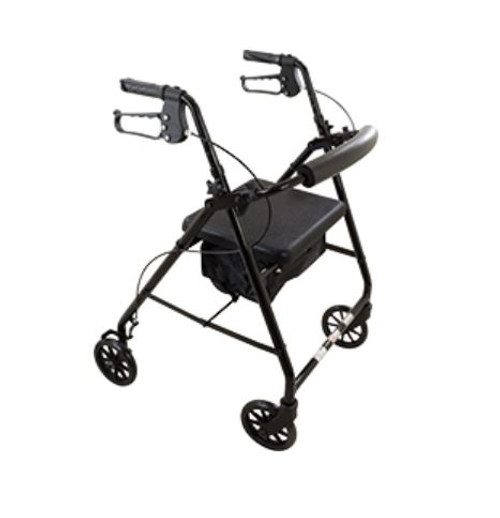 Roscoe E-Series Rollator with Padded Seat