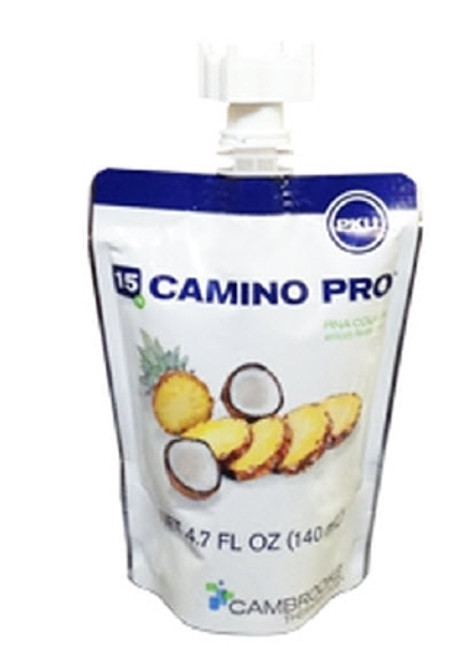 PKU Oral Supplement Camino Pro PKU Pina Pouch Ready to Use