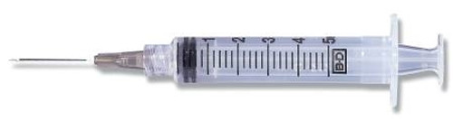 Syringe with Hypodermic Needle PrecisionGlide