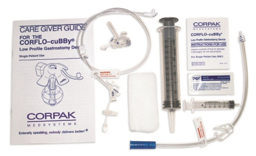 Gastrostomy Feeding Tube Kit CorflocuBBy Silicone Sterile