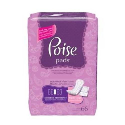 Incontinent Pad, Poise - 10.9" Moderate