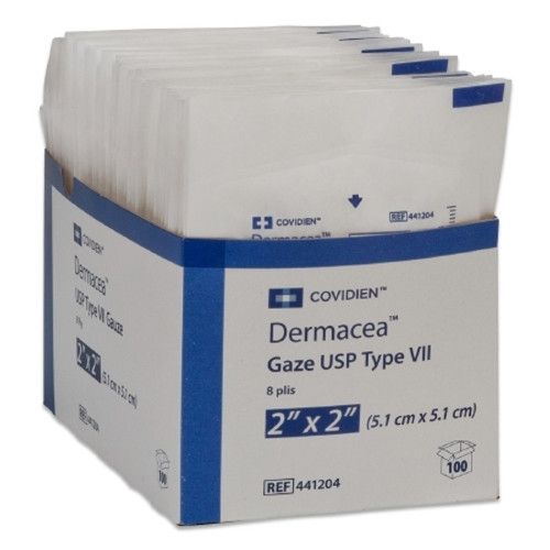 USP Type VII Gauze Sponge Dermacea Cotton Ply Square Sterile