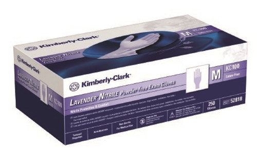Exam Glove Halyard Lavender NonSterile Lavender Powder Free Nitrile Ambidextrous Textured Fingertips Not Chemo Approved